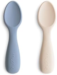 Mushie Silicone Toddler Spoons