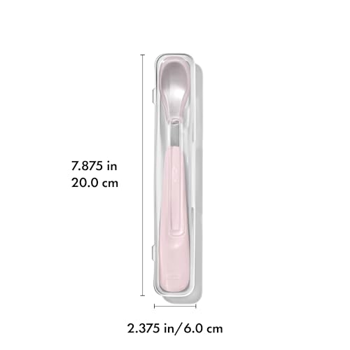 OXO Tot On-The-Go Feeding Spoon - Blossom