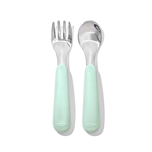 OXO Tot On-The-Go Safe Flatware Set for Babies