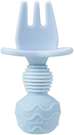 PandaEar 4-Piece Baby Spoons and Forks Self-Feeding Set