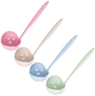 2-in-1 Long Handle Soup Spoon Set