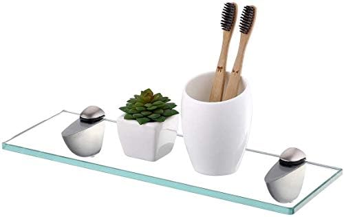 KES Bathroom Glass Shelf 137 Inch Organizer Floating Tempered Glass