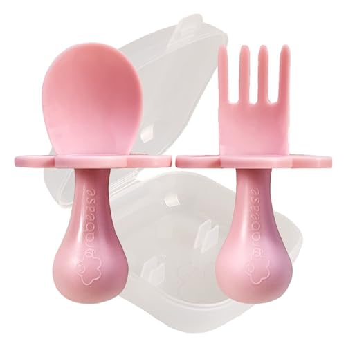 Grabease Toddler Utensils Set of 1 for Self-Feeding