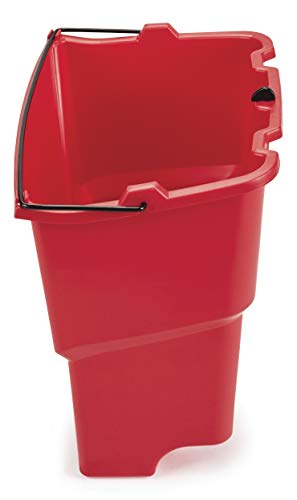 Rubbermaid Commercial Products Cleaning Bucket 18-Quart Capacity Red