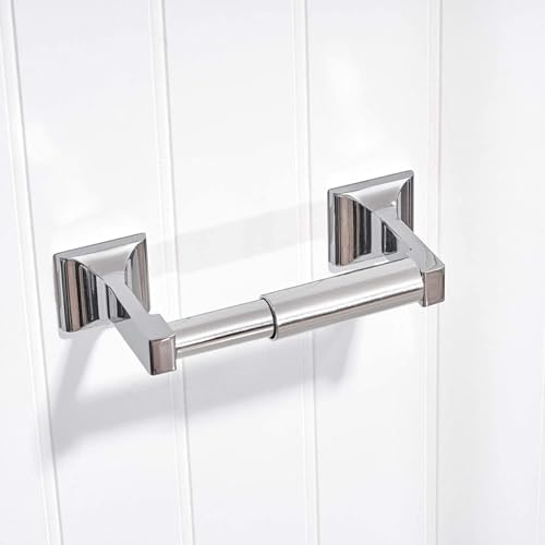 TuoxinEM 2-Piece Chrome Toilet Paper Roller Holder
