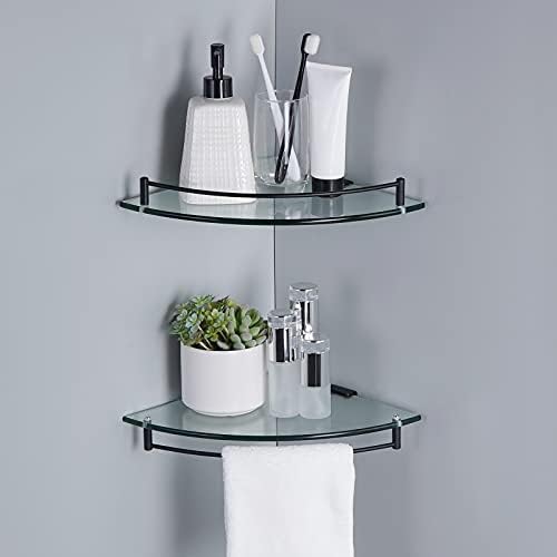 KES Tempered Glass Corner Shelf