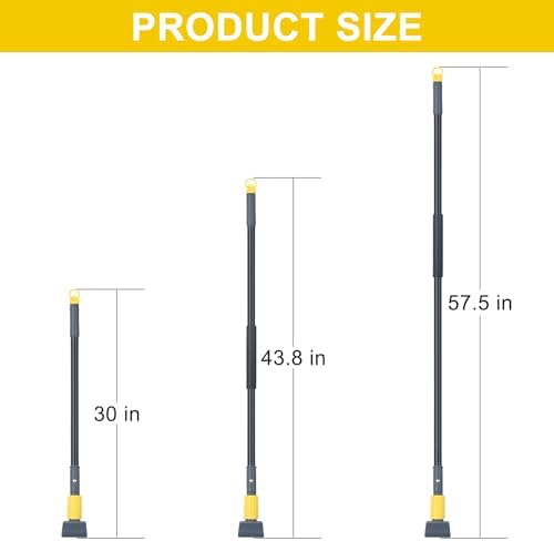 KeFanta 58 Yellow Clamp Mop Handle