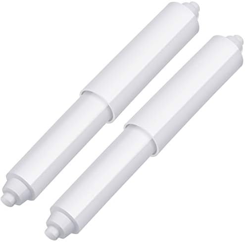 2-Pack White Toilet Paper Holder Holder Rollers Replacement