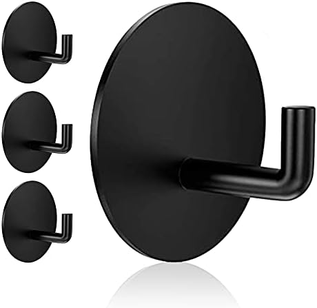 Arcesatisfied Heavy-Duty Adhesive Stick-On Wall Bathroom Hooks