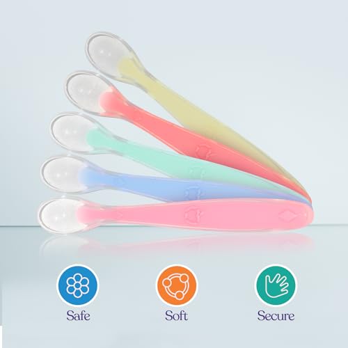 Sperric Silicone Baby Feeding Set Self-Feeding 4 Months Safe for Gums