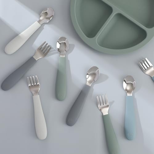 Coix Foam Toddler Utensils Set