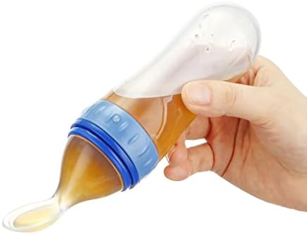 PandaEar 2 Pack Baby Spoon Dispenser 2 Silicone Spoons