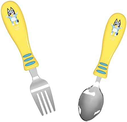 Zak Designs Bluey Character Flatware Set for Picky Eaters