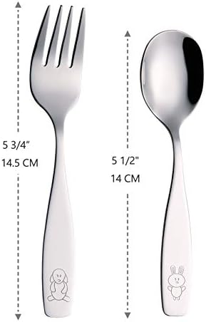 ANNOVA Kids Flatware Set - Safe Durable and Perfect for Kids