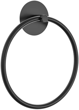 Matte Black Bathroom Towel Holder