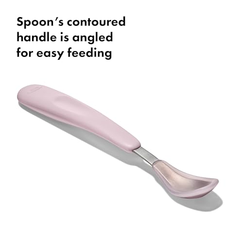 OXO Tot On-The-Go Feeding Spoon - Blossom