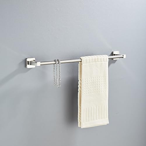 Bluebyrne Adjusted 4-Piece Bathroom Hardware Set Stainless Steel Towel Bars 236-Inch