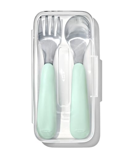 OXO Tot On-The-Go Safe Flatware Set for Babies