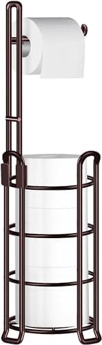 TomCare Large Capacity Space-Saving Toilet Paper Holder