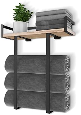 Elegant Metal Towel Holder for Small Spaces