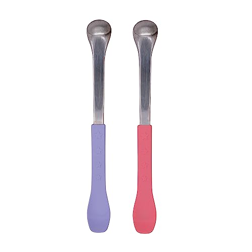 Nuby 2-in-1 Safe Feeding Spoons 2-Pack