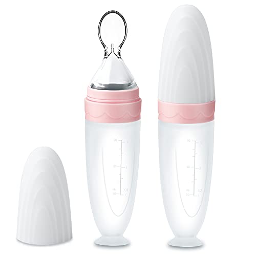 Termichy Baby Food Dispenser Spoon Squeeze Feeder for Self-Feeding