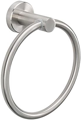 NearMoon 304 Rust-Resistant Bath Towel Ring Brushed Nickel