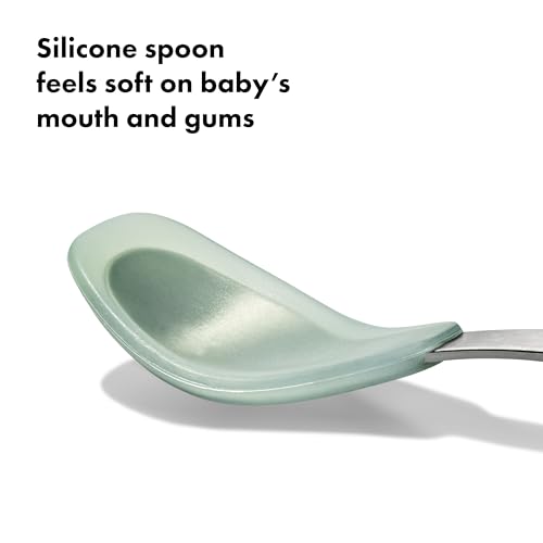 OXO Tot On the Go Feeding Spoon Baby Silicone Travel