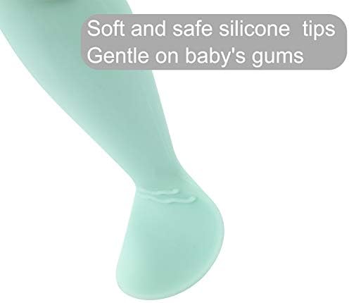 PandaEar BPA-Free Silicone Spoons 4-Pack