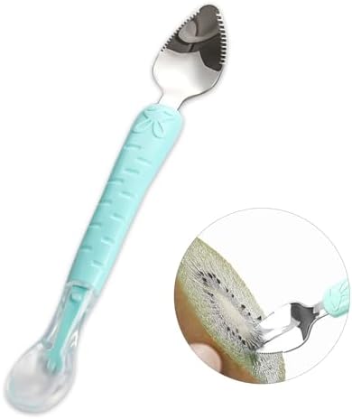 Double-Ended Baby Silicone Food Spoon