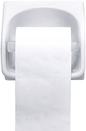 2-Pack White Toilet Paper Holder Holder Rollers Replacement