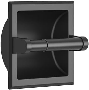 FORIOUS Recessed Toilet Paper Holder Stainless Steel
