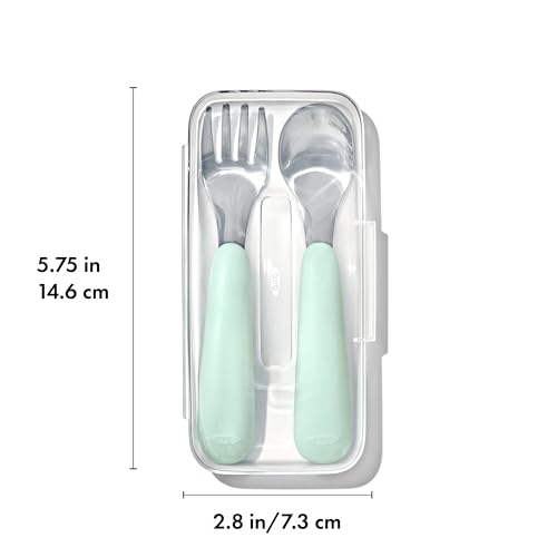 OXO Tot On-The-Go Safe Flatware Set for Babies