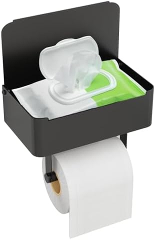 JUYSON Toilet Paper Holder with Shelf