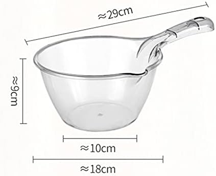 Water Scoop Non-Slip Long Handle Spoon Pink