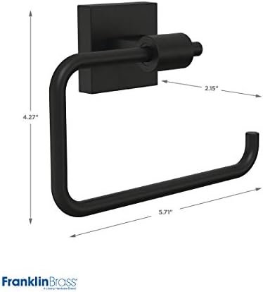 Franklin Brass Maxted Toilet Paper Holder Matte Black 1