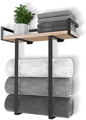Elegant Metal Towel Holder for Small Spaces