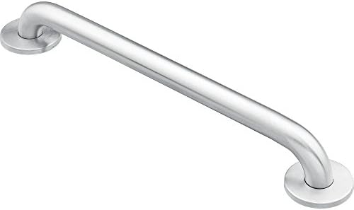 Secure 18-Inch Stainless Steel Bath Grab Bar for Elderly Handicapped