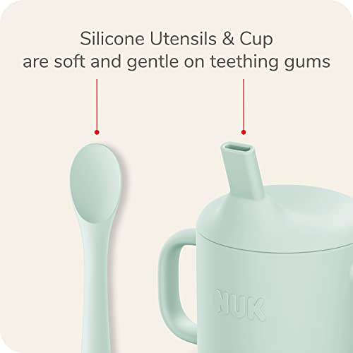 NUK Silicone Baby Spoons Durable BPA-Free Easy to Clean Feed