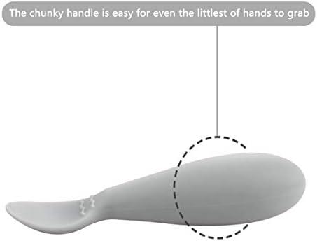 PandaEar BPA-Free Silicone Spoons 4-Pack