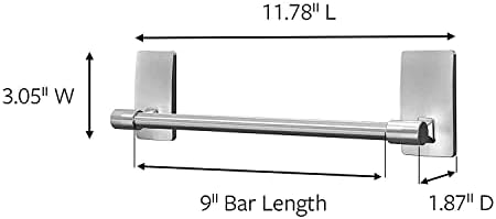 Command Hand Towel Bar 9 in Bar Length