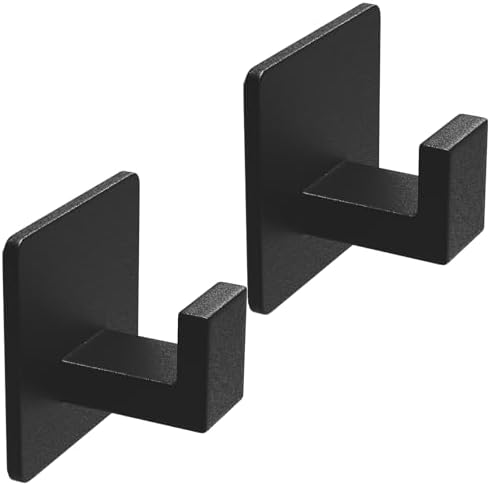 Premium Adhesive Towel Hook Set