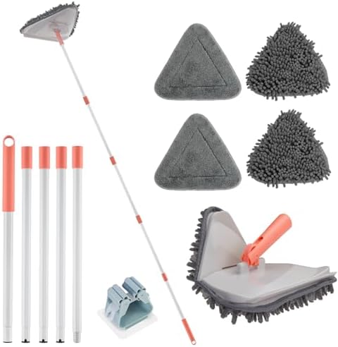 Ronsung Wall Cleaner Triangle Mop - 82 Long Handle