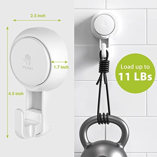 Heavy-Duty Suction Cup Shower Loofah Holder
