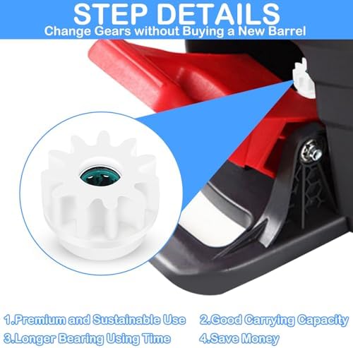 4Pcs Spin Mop Replacement Parts Durable Spinner for Mopping