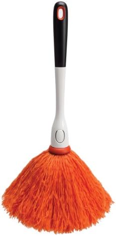 OXO Good Grips wall-mounted Mop and Broom Organizer Microfiber Duster