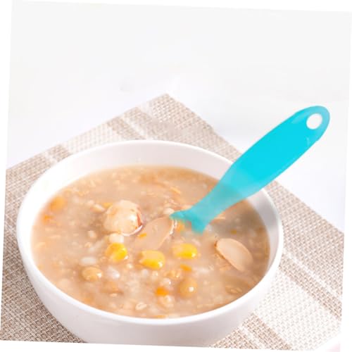 2-Piece Soft silicone learning spoons for toddlers