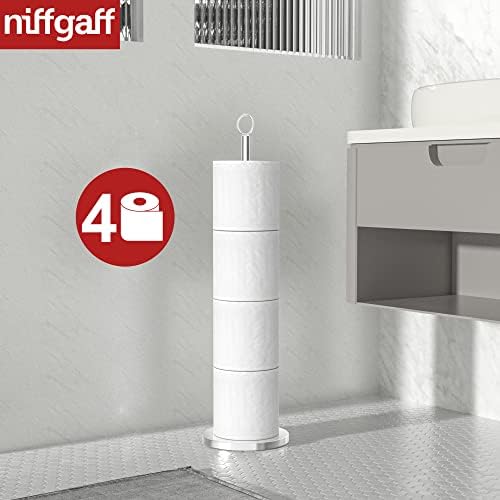 Stylish Space-Saving Toilet Paper Holder