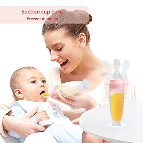 Termichy Baby Food Dispenser Spoon Squeeze Feeder for Self-Feeding