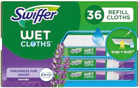 Swiffer Wet Mopping Cloth Multi Surface Refills 36 Count